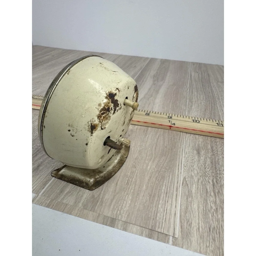Vintage Mechanical Wind Up Alarm Clock Ticks‎ Parts Repair Rustic Decor